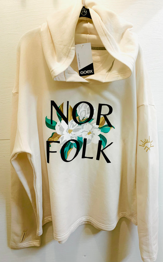 Norfolk Weekender Hoodie - Ivory Jackets GOEX Apparel Small  