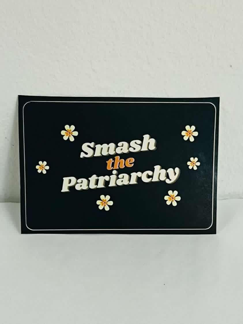 Smash the patriarchy Daisy Sticker Sticker Maison Soleil   