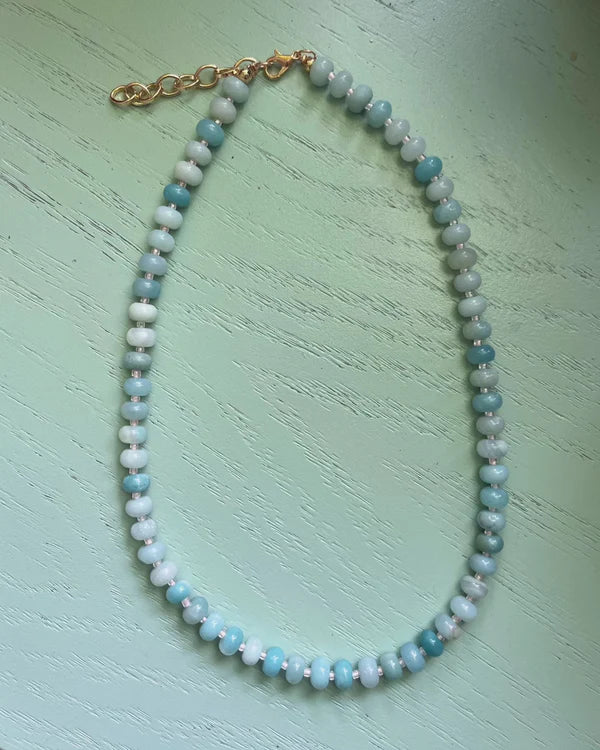 Amazonite Gemstone Necklace Necklace Asilomar Jewelry