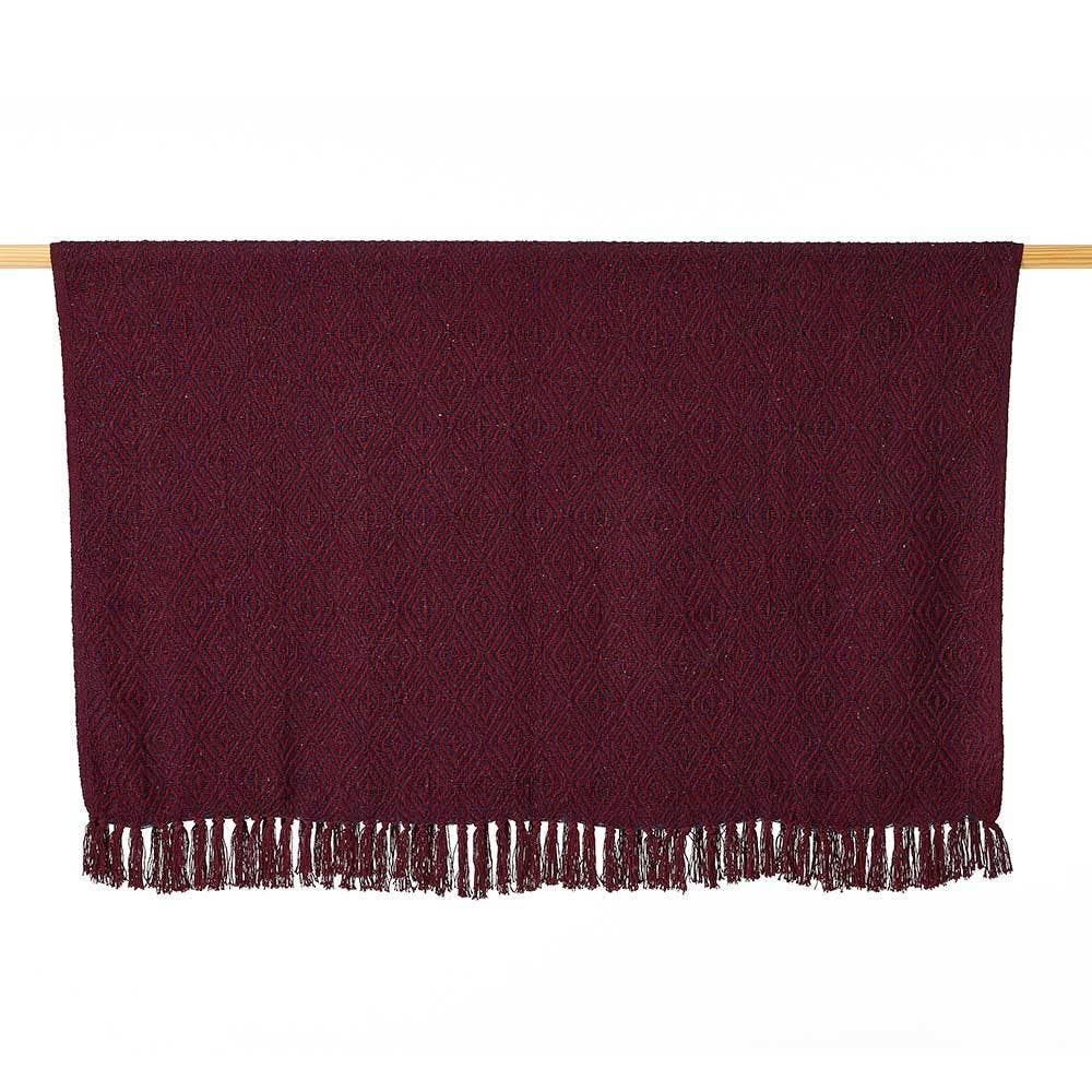 Plum Diamond Rethread Throw Home Goods SERRV International