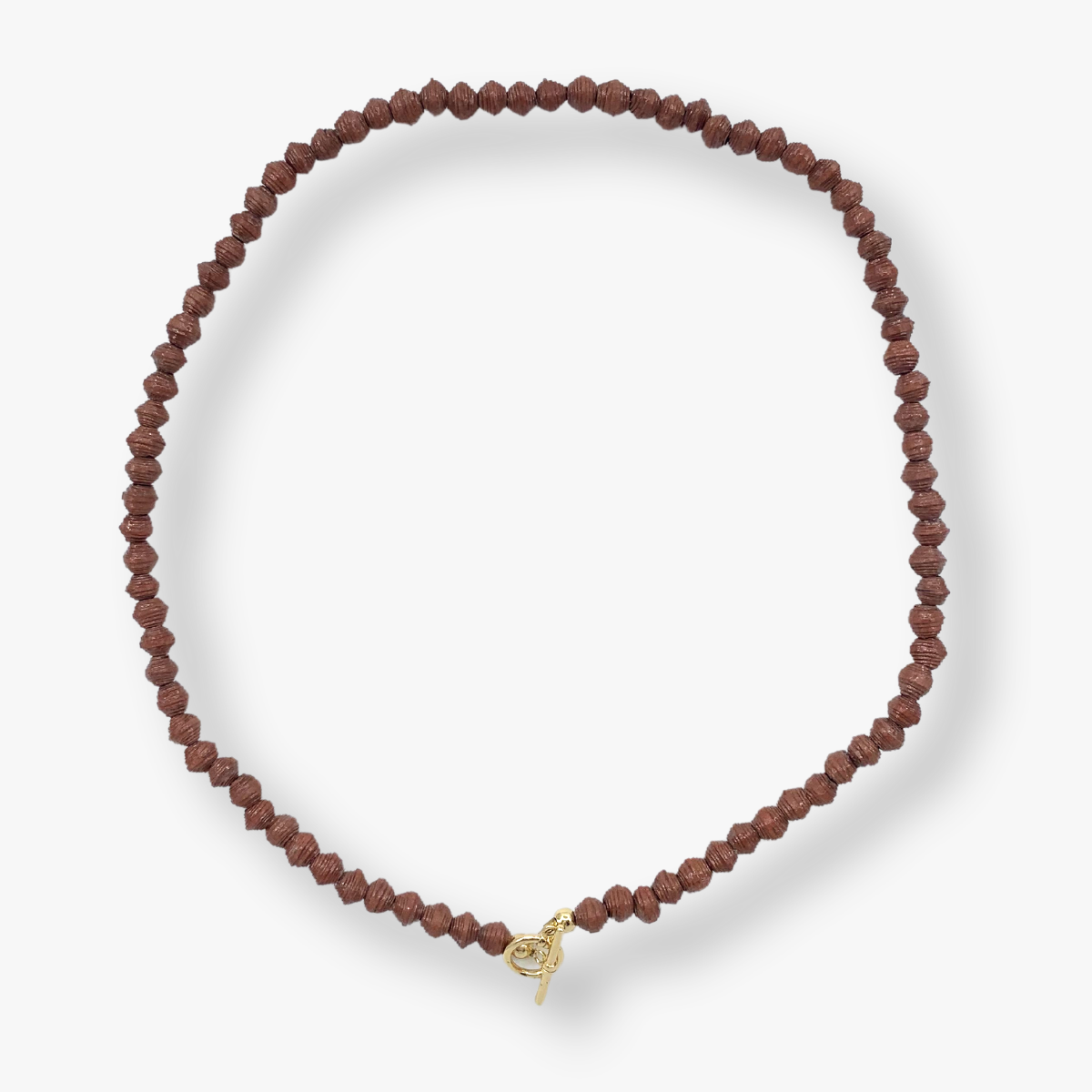The Ilham Toggle Necklace - Terracotta Necklace Dreamer & CO
