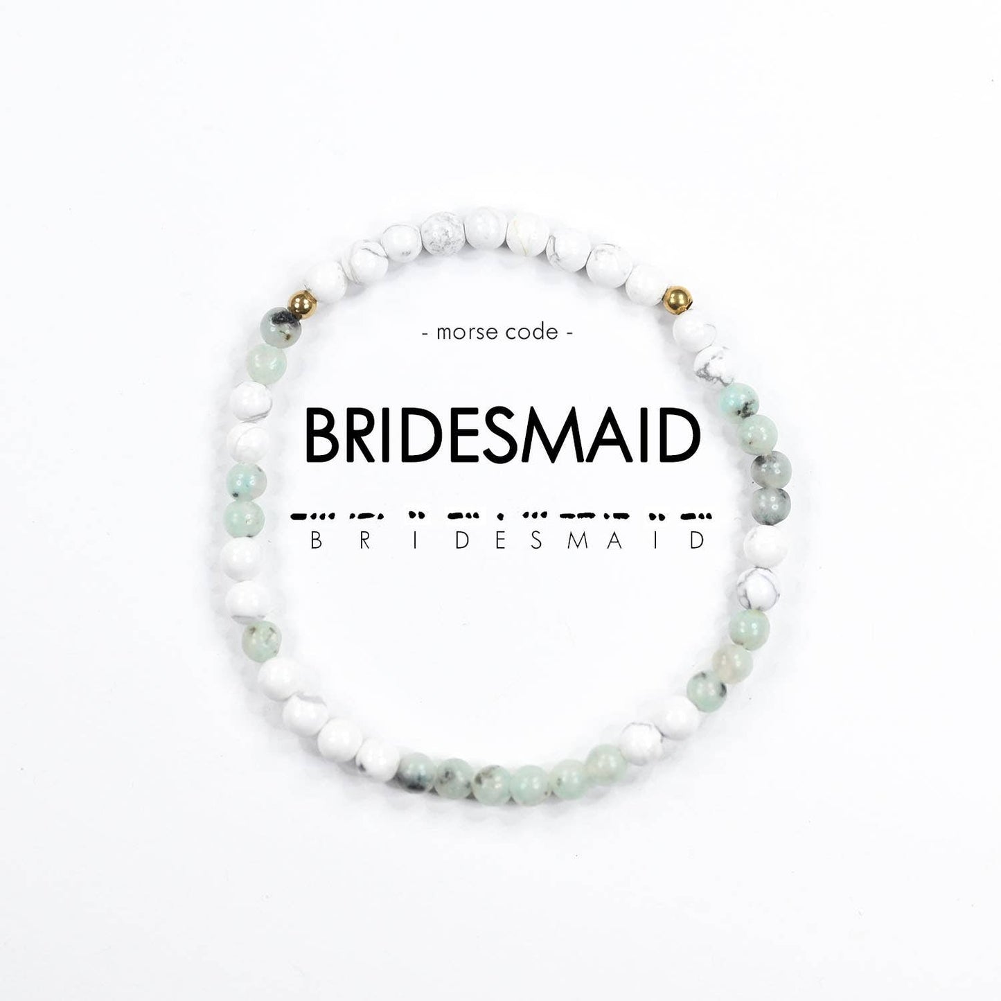 Morse Code Bracelet | BRIDESMAID Bracelets Ethic Goods