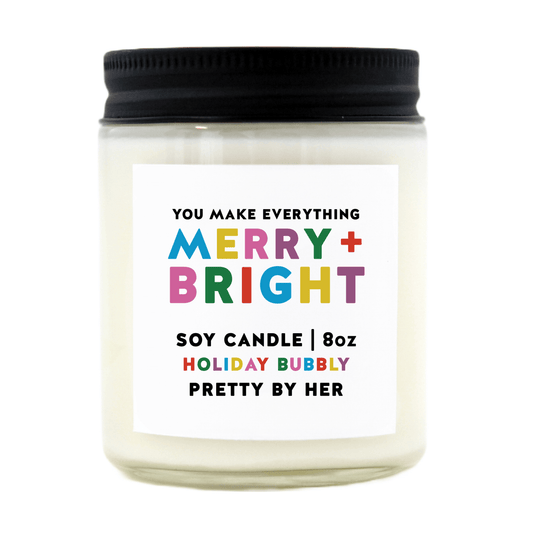 You Make Everything Merry and Bright Home Goods Pretty by Her   