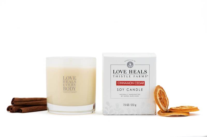 Thistle Farms Holiday Candles Home Goods Thistle Farms Cinnamon Cedar