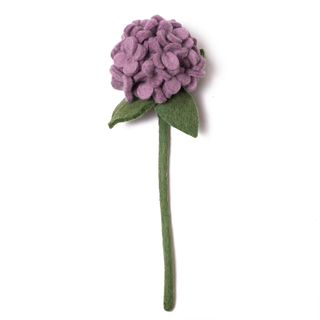 Felt Hydrangea Flower: Periwinkle  Global Goods Partners   