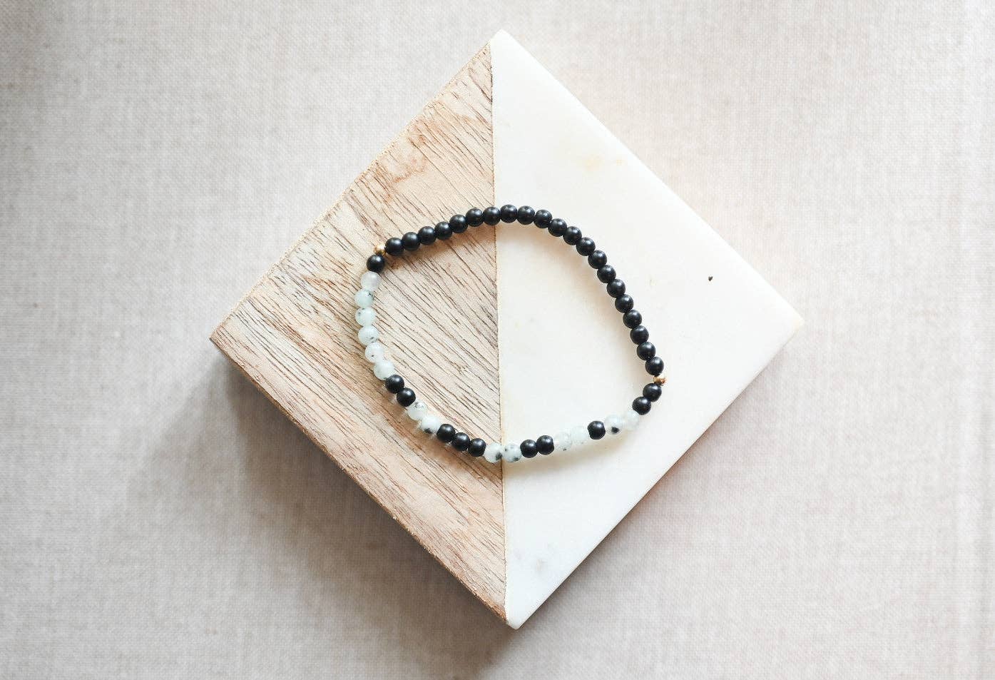 Morse Code Bracelet | JUSTICE: Black & Jasper - Regular  ETHICGOODS   