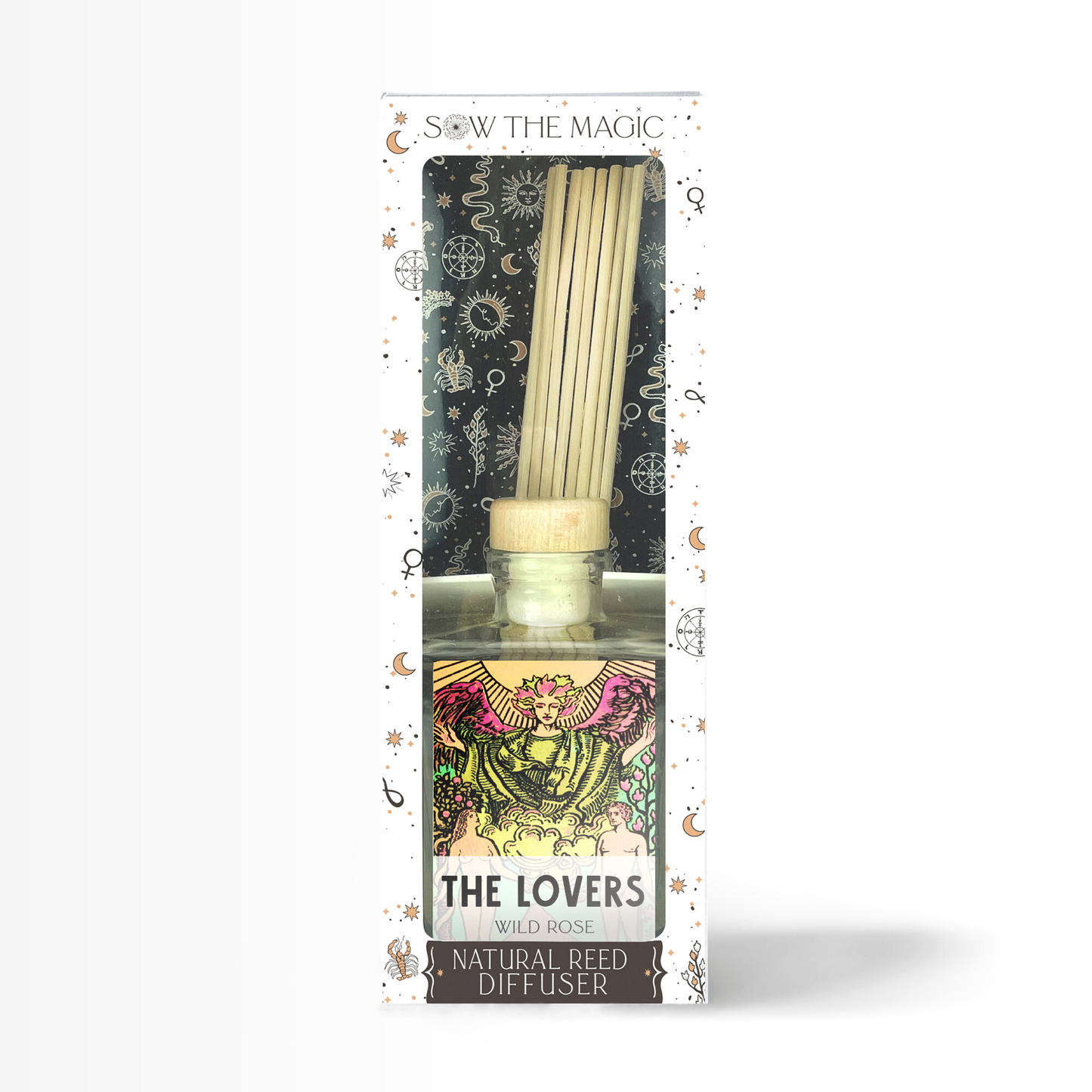 The Lovers Tarot Card Home Reed Diffuser Home Goods Sow the Magic