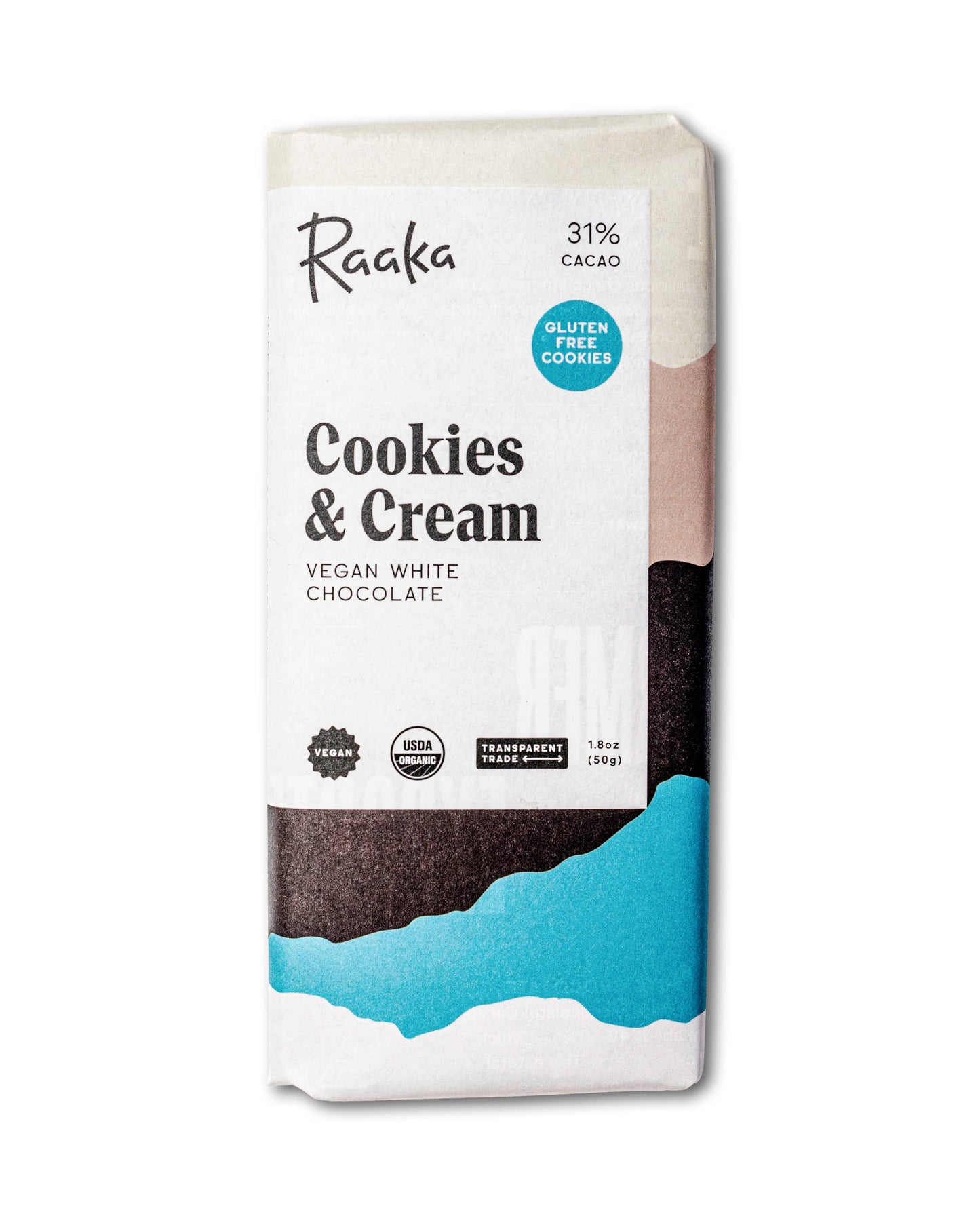 31% Cookies & Cream White Chocolate Bar - Limited Batch Home Goods Raaka Chocolate