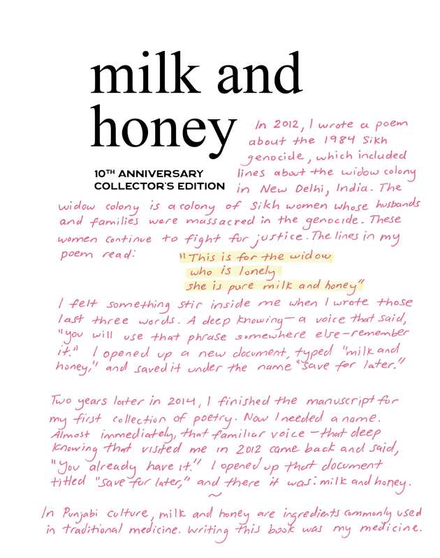 Milk and Honey by Rupi Kaur Home Goods Simon & Schuster