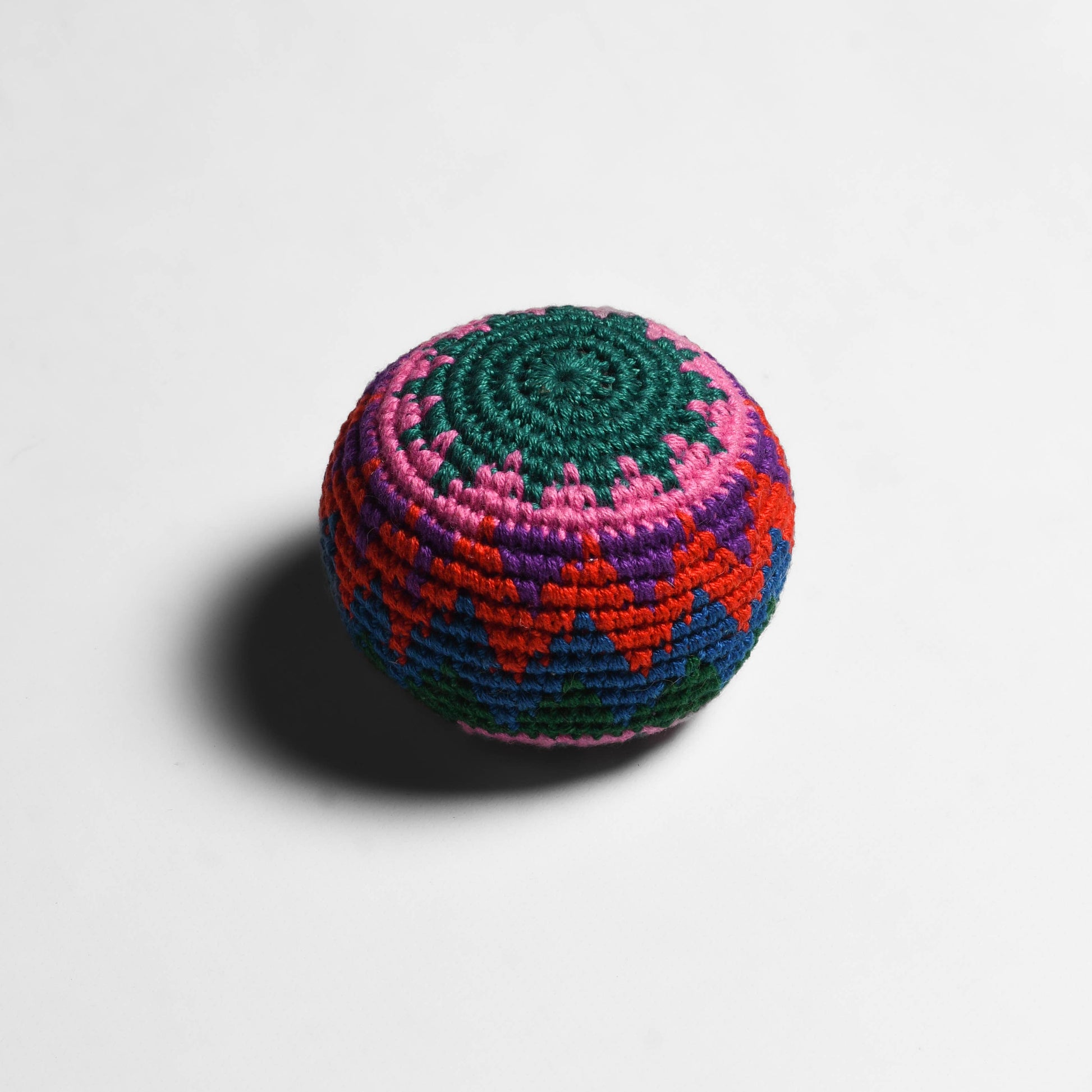 Crochet Multicolor Hacky Sack Stress Ball | Bocce Ball - Gua Accessories Lumily   