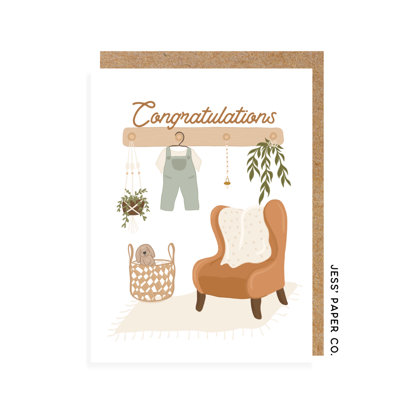 Baby Nursery Card Home Goods Jess' Paper Co.   