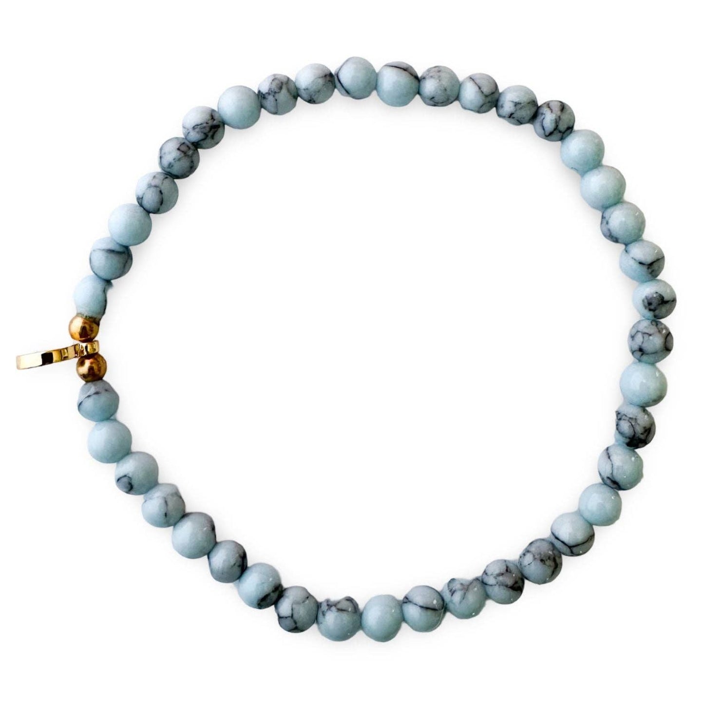 Soft 4mm Semiprecious Stone Stacking Bracelet Ethic Goods