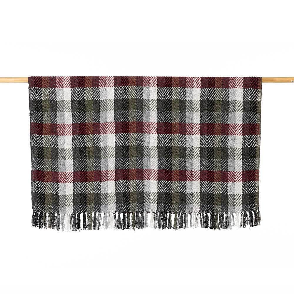 Forest Plaid Rethread Throw Home Goods SERRV International   