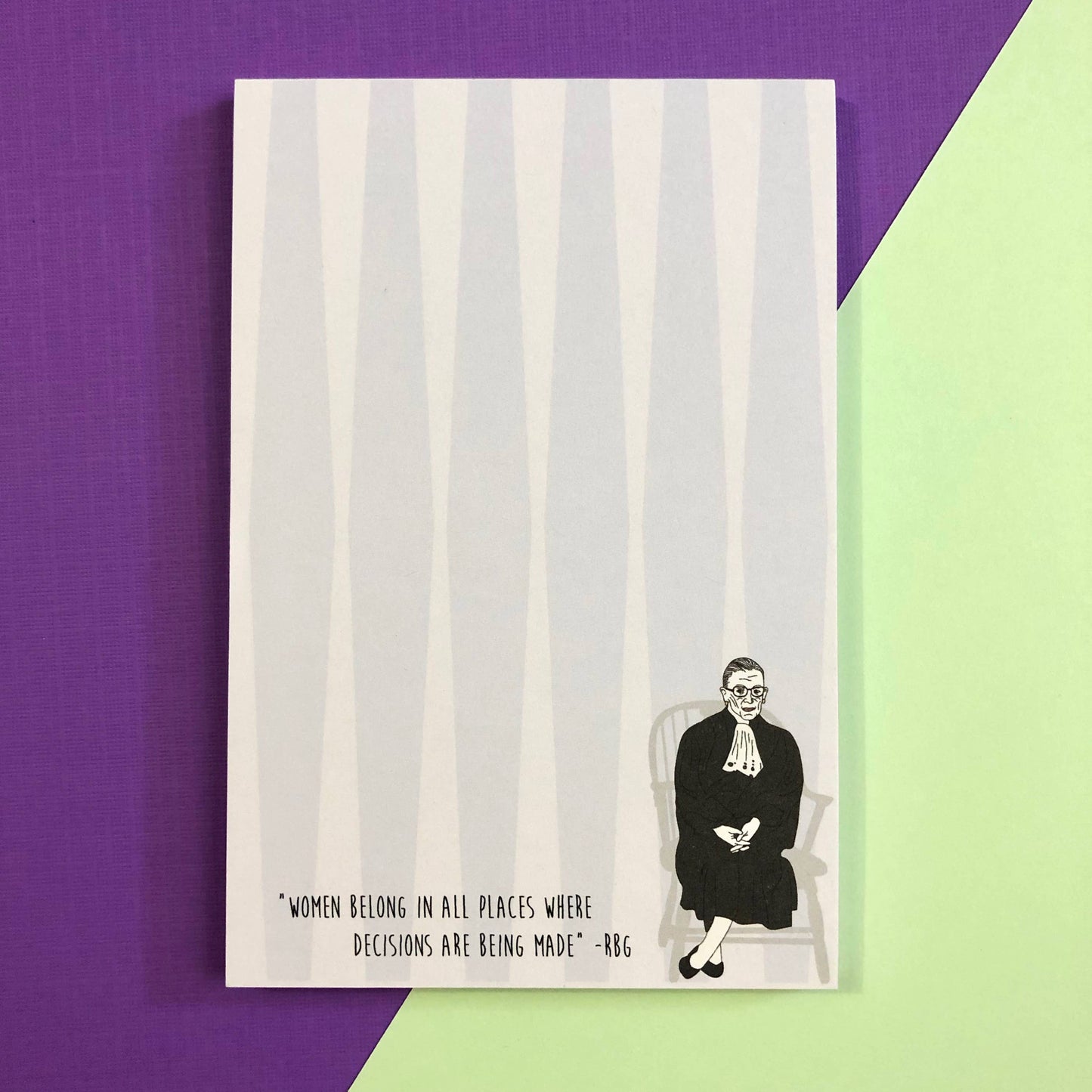 Ruth Bader Ginsburg Quote Notepad Accessories The Card Bureau   