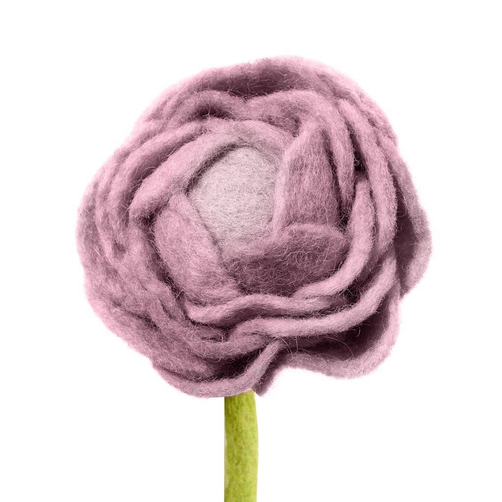 Felt Peony Flowers: Blush  Global Goods Partners   