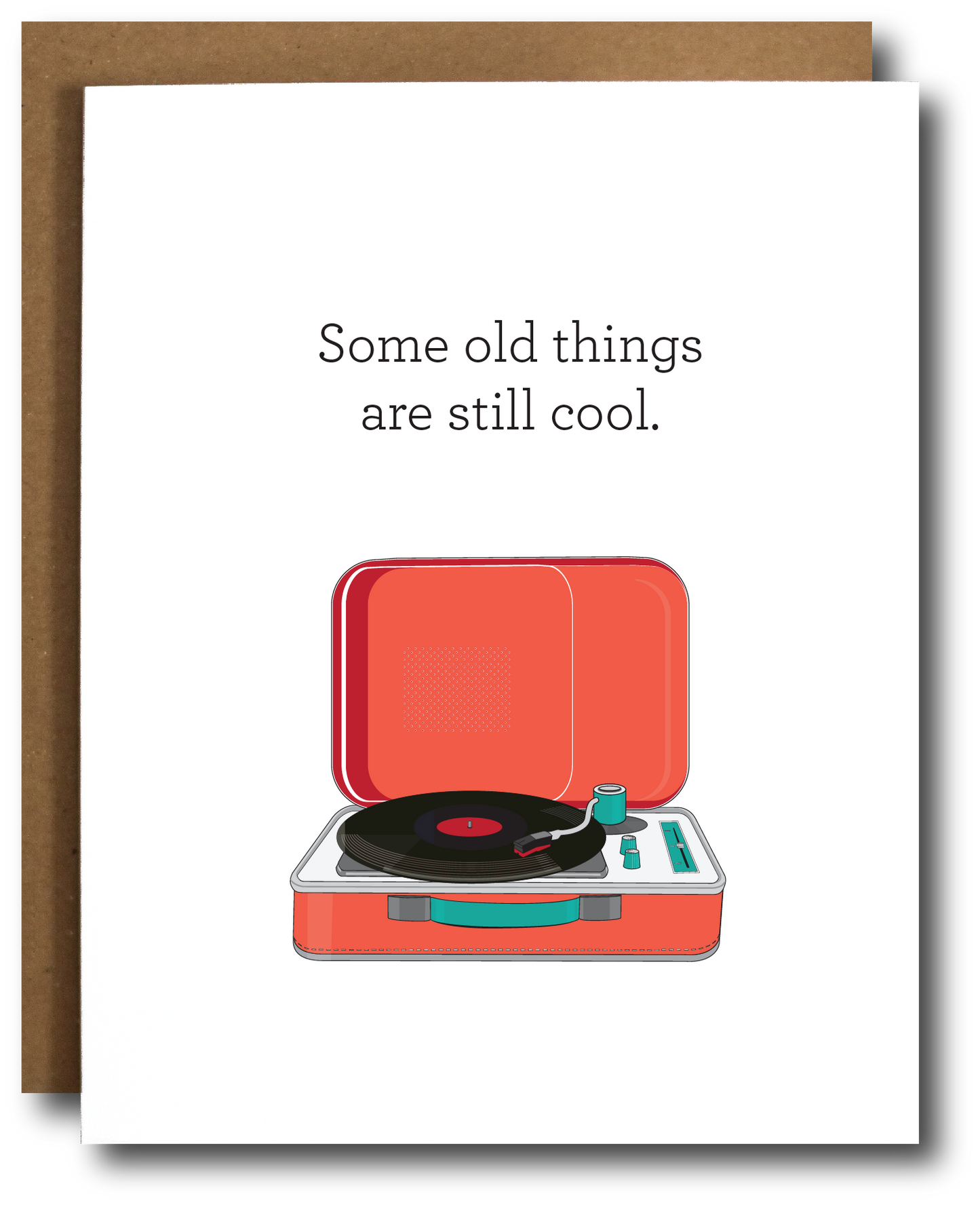 Record Player Birthday Card  The Card Bureau   