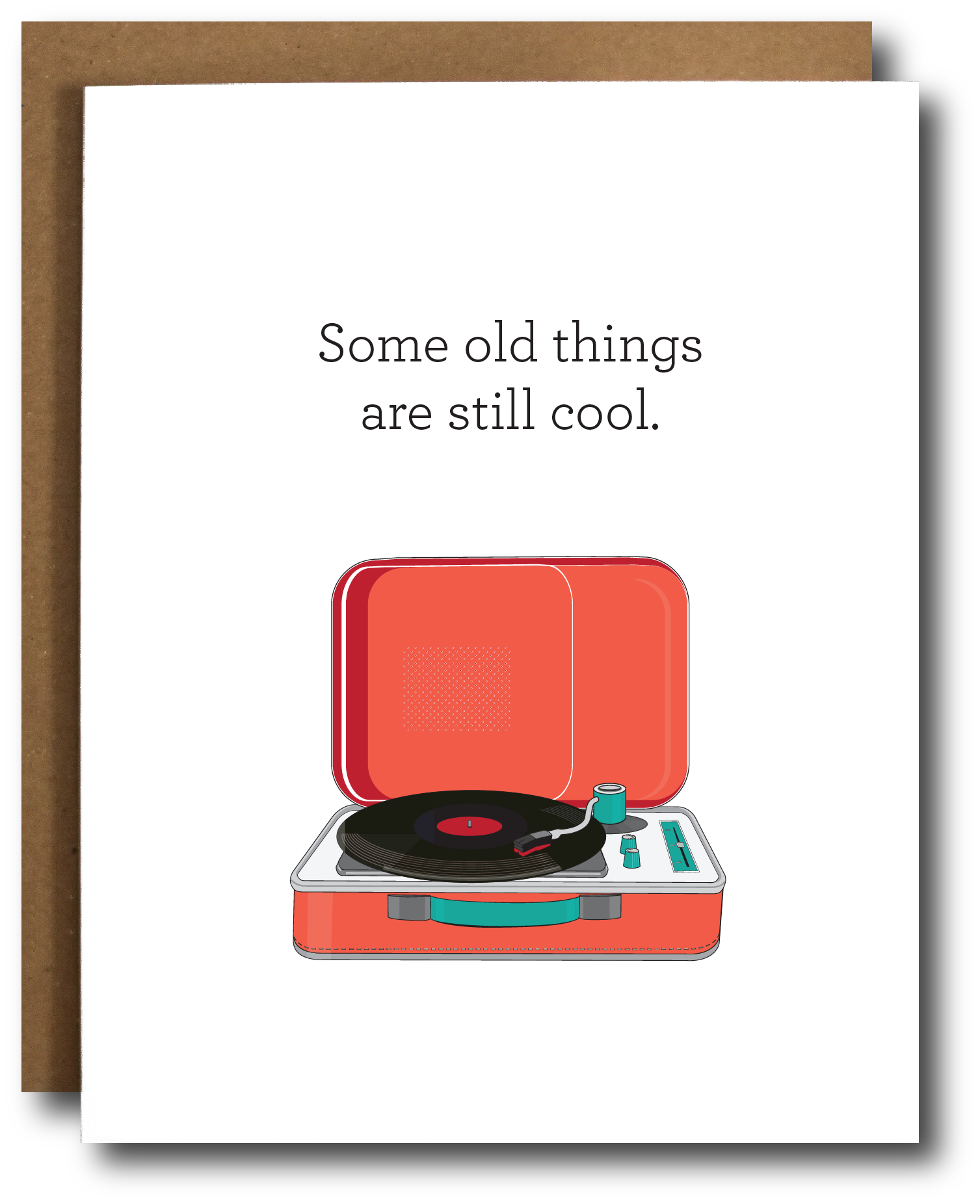 Record Player Birthday Card  The Card Bureau   