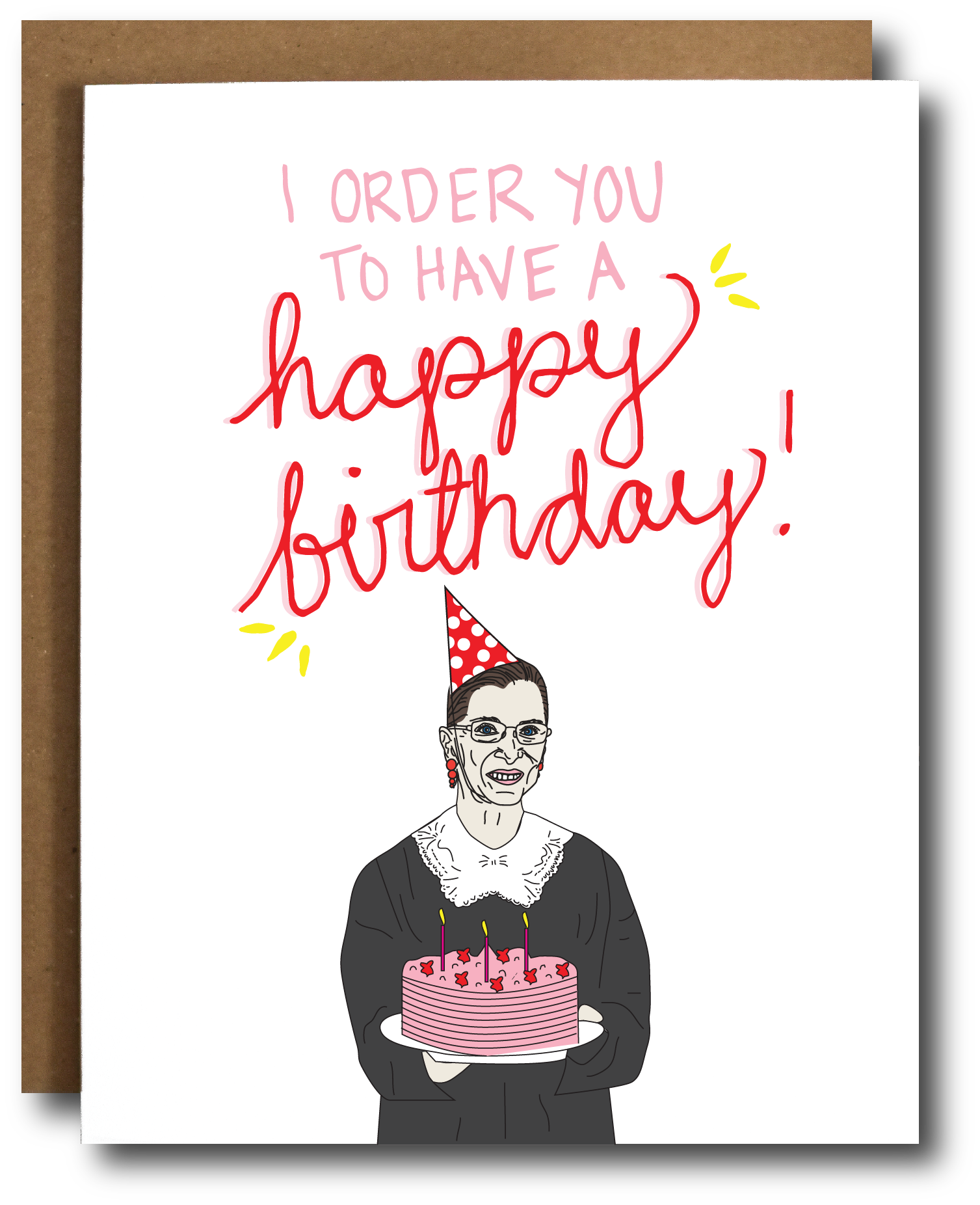 Ruth Bader Ginsburg Birthday Card  The Card Bureau   