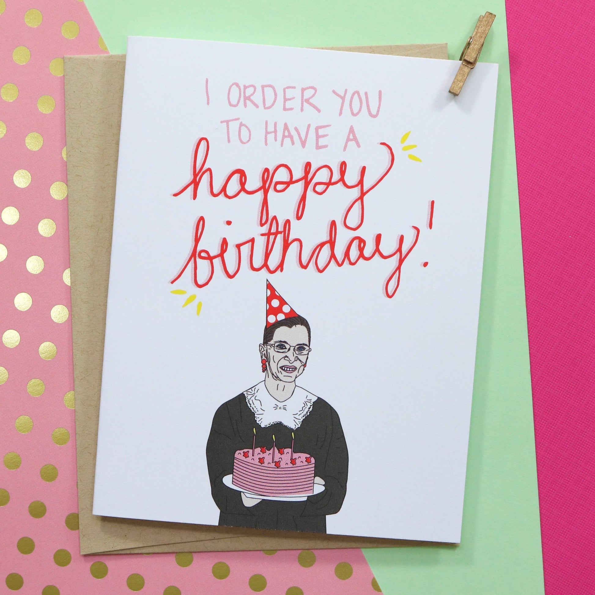 Ruth Bader Ginsburg Birthday Card  The Card Bureau   