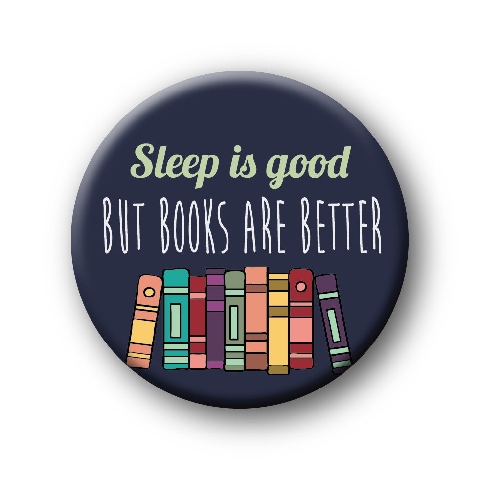 Books Over Sleep Magnet Accessories The Card Bureau   