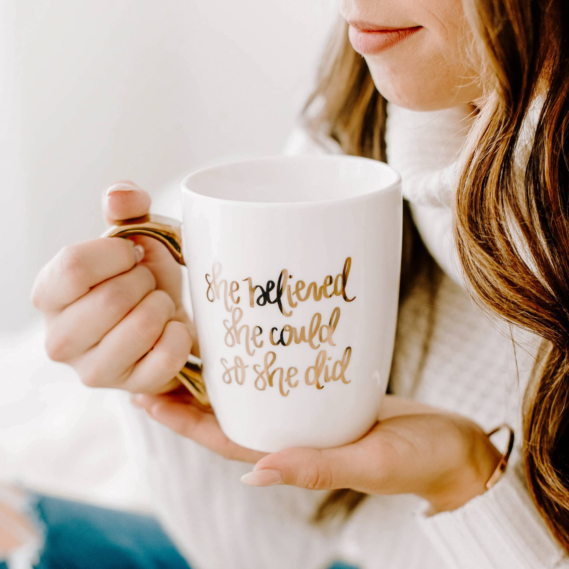 She Believed She Could Coffee Mug Home Goods Sweet Water Decor   