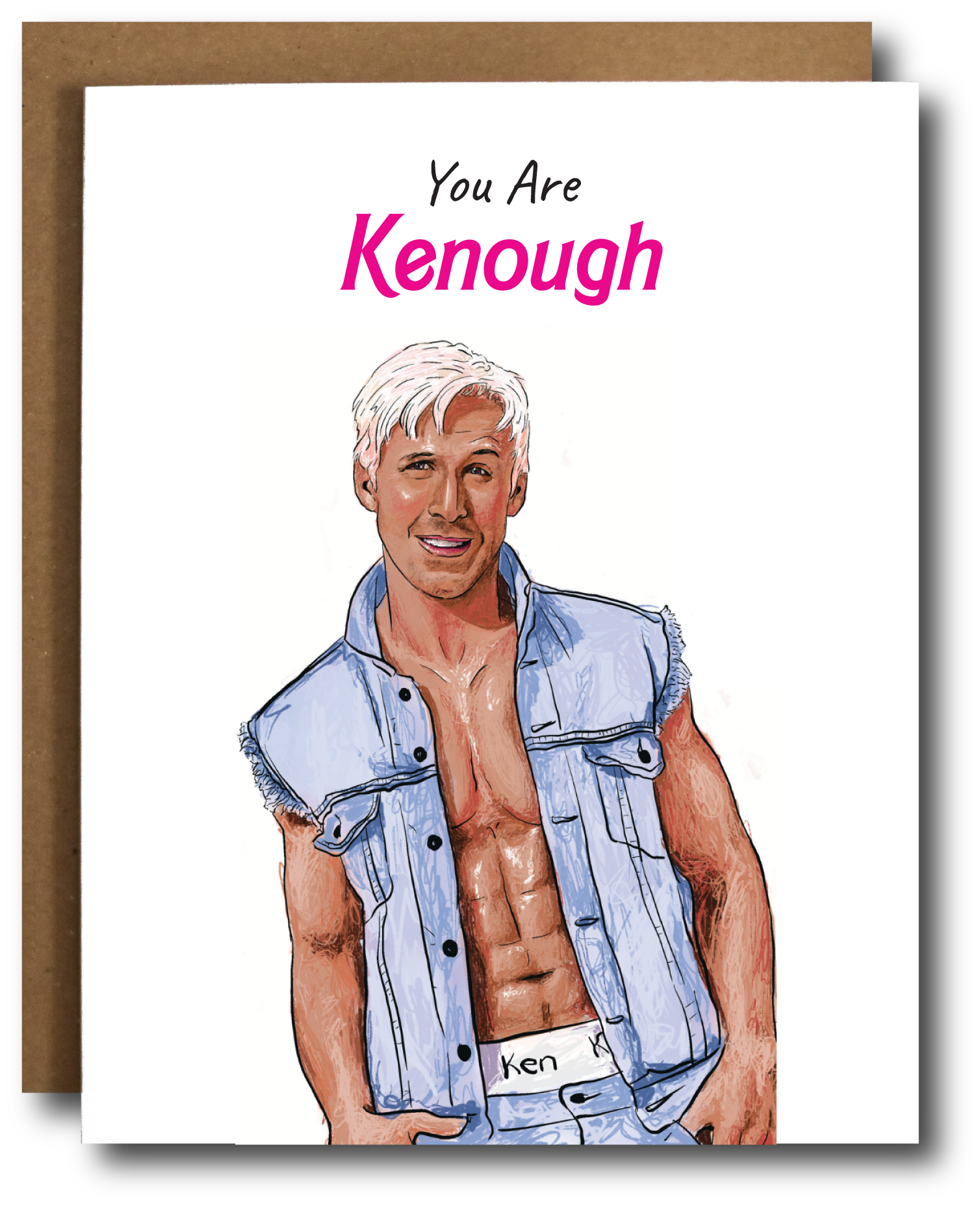 KENOUGH Ken and Barbie Card Home Goods The Card Bureau   
