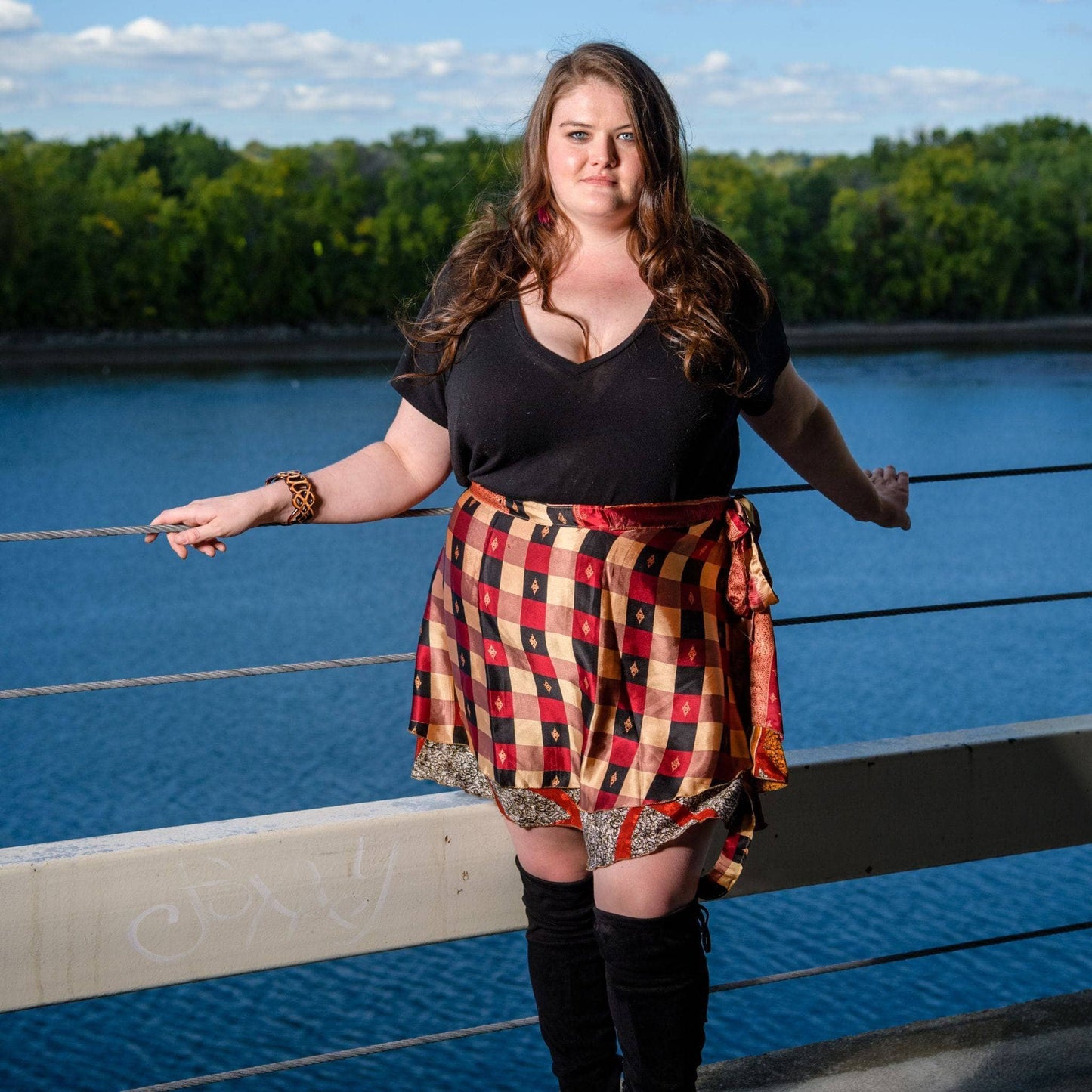 Sari Wrap Skirt - Tea Skirts Darn Good Yarn