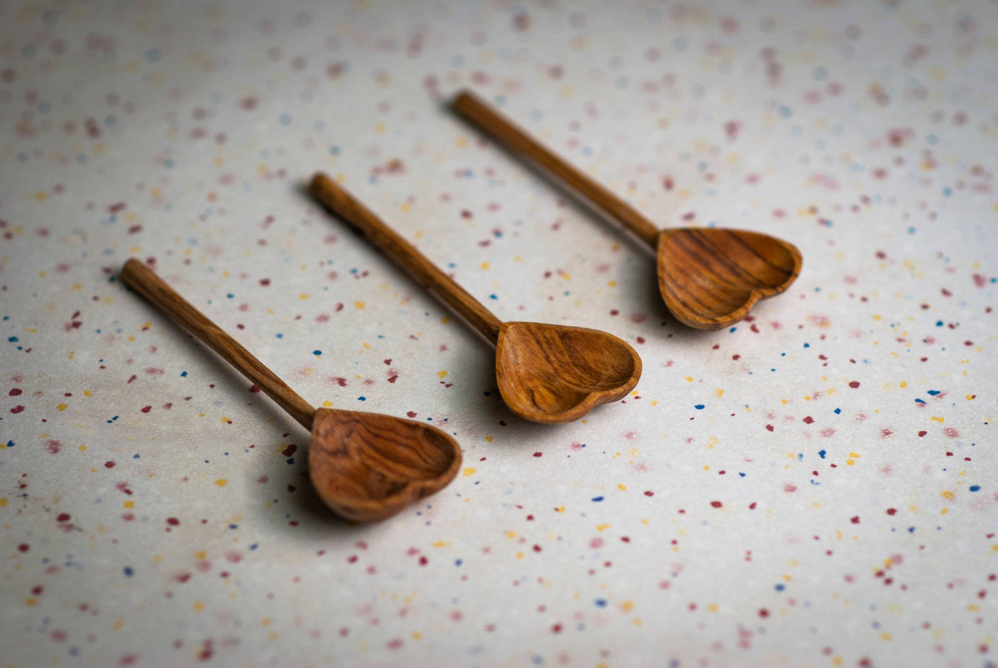 Hand-carved Heart Tea Spoon  JusTea   