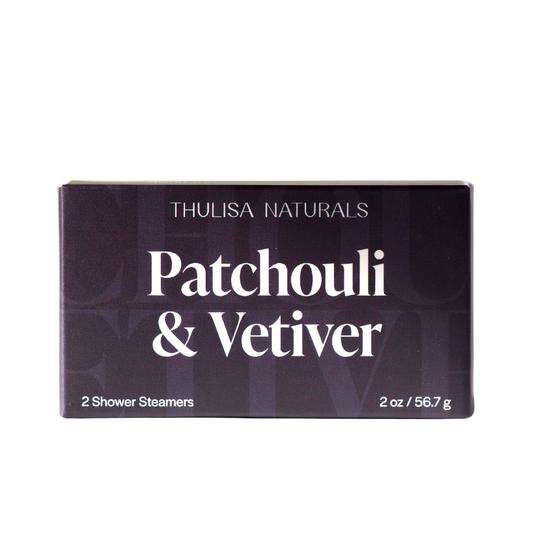 Patchouli & Vetiver Shower Steamers – Men’s Aromatherapy Home Goods Thulisa Naturals | Bath + Body