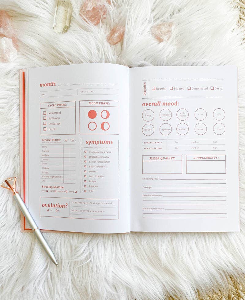 The Happy Hormone Tracker: A Wellness Journal for Women Home Goods Blue Star Press