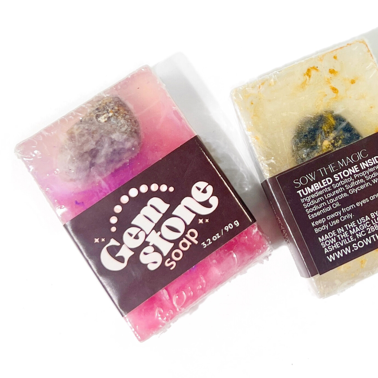 Handmade Crystal Gemstone Bar Soap Home Goods Sow the Magic   