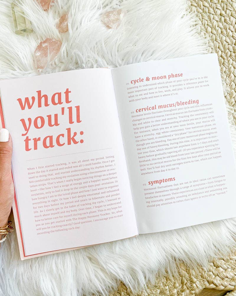 The Happy Hormone Tracker: A Wellness Journal for Women Home Goods Blue Star Press