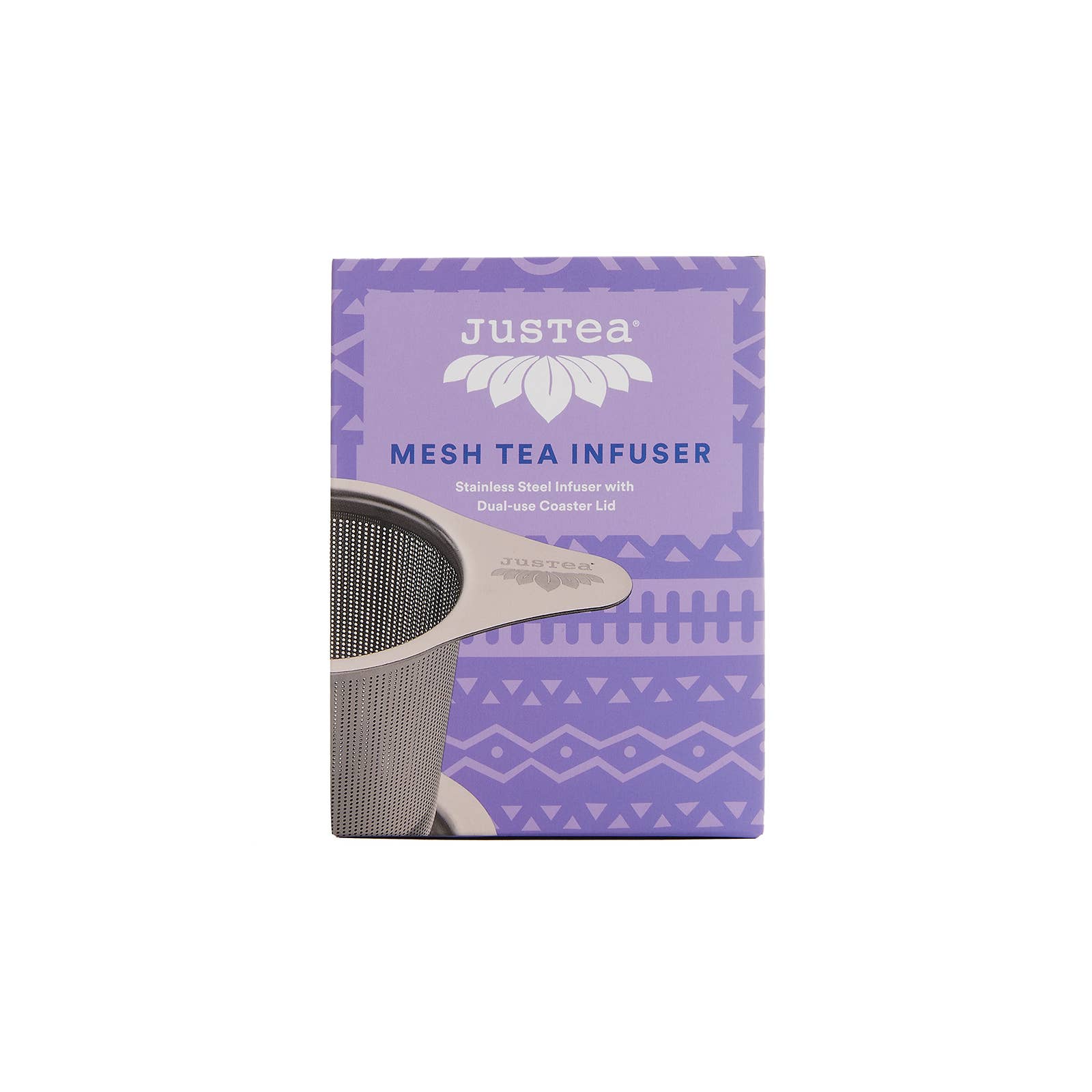 Tea Infuser with Dual-use Coaster Lid - Tea Steeper Strainer JusTea