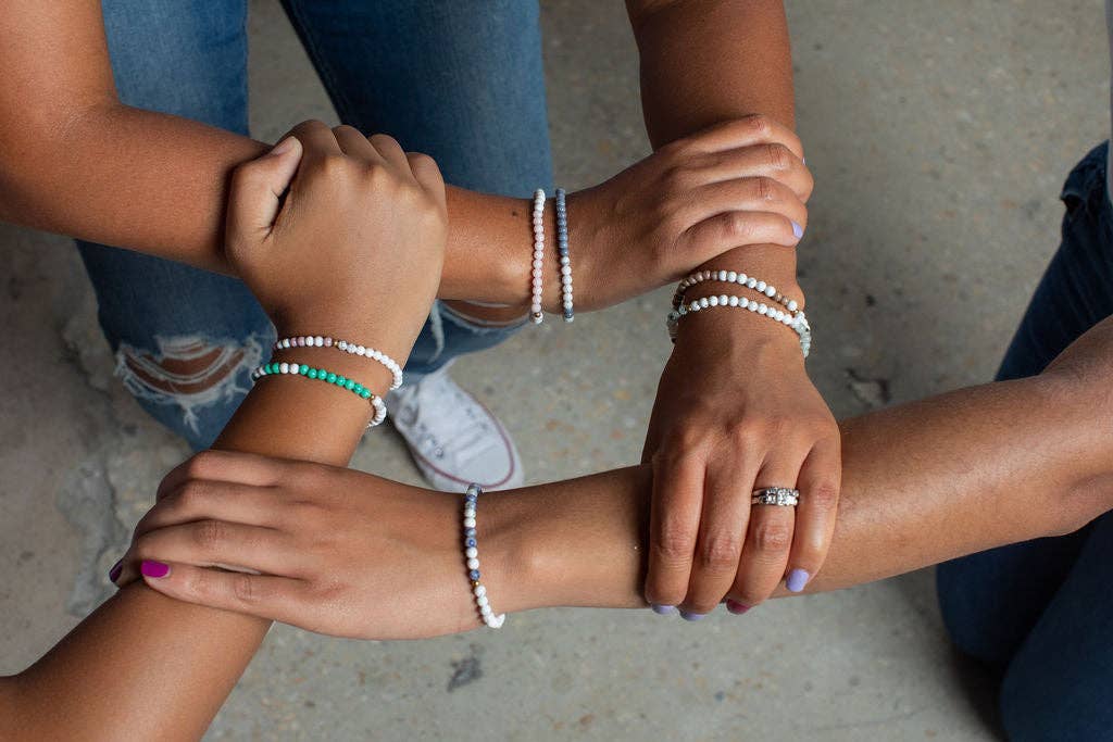 Morse Code Bracelet | DAUGHTER: Marble & Jasper  ETHICGOODS   