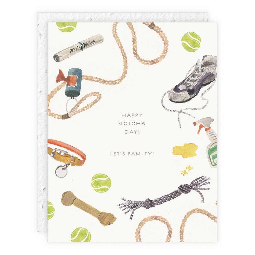 Gotcha Day - Dog Card (Plantable Envelope) Home Goods Seedlings