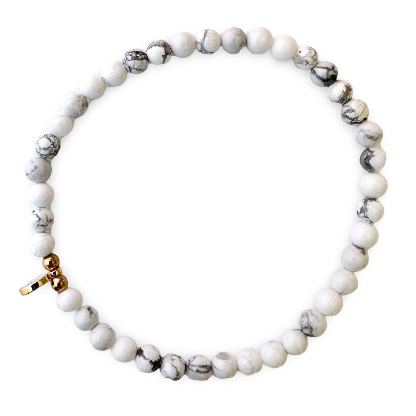 Soft 4mm Semiprecious Stone Stacking Bracelet Ethic Goods