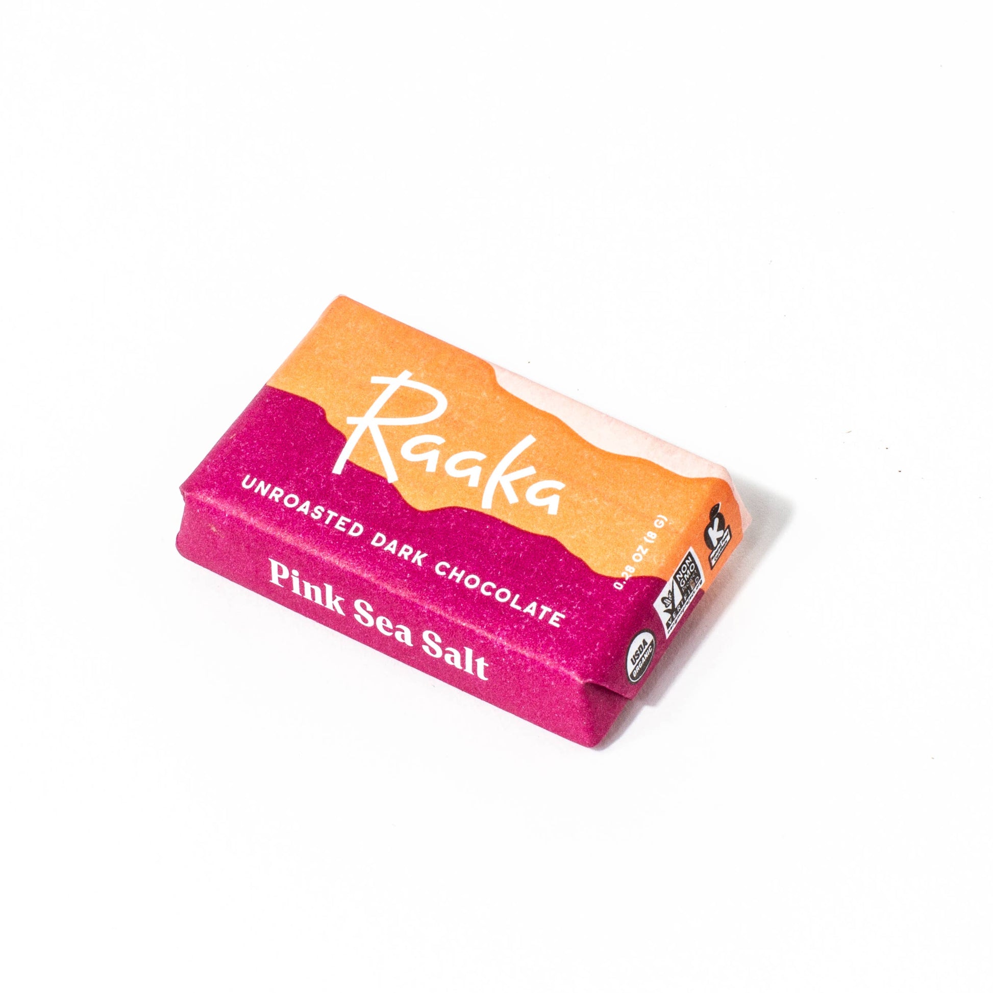 71% Pink Sea Salt Mini Chocolate Bars Home Goods Raaka Chocolate