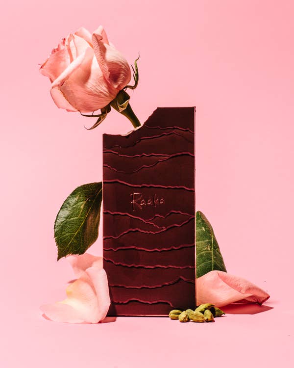 70% Rose Cardamom Bar - Valentine's Limited Batch Home Goods Raaka Chocolate