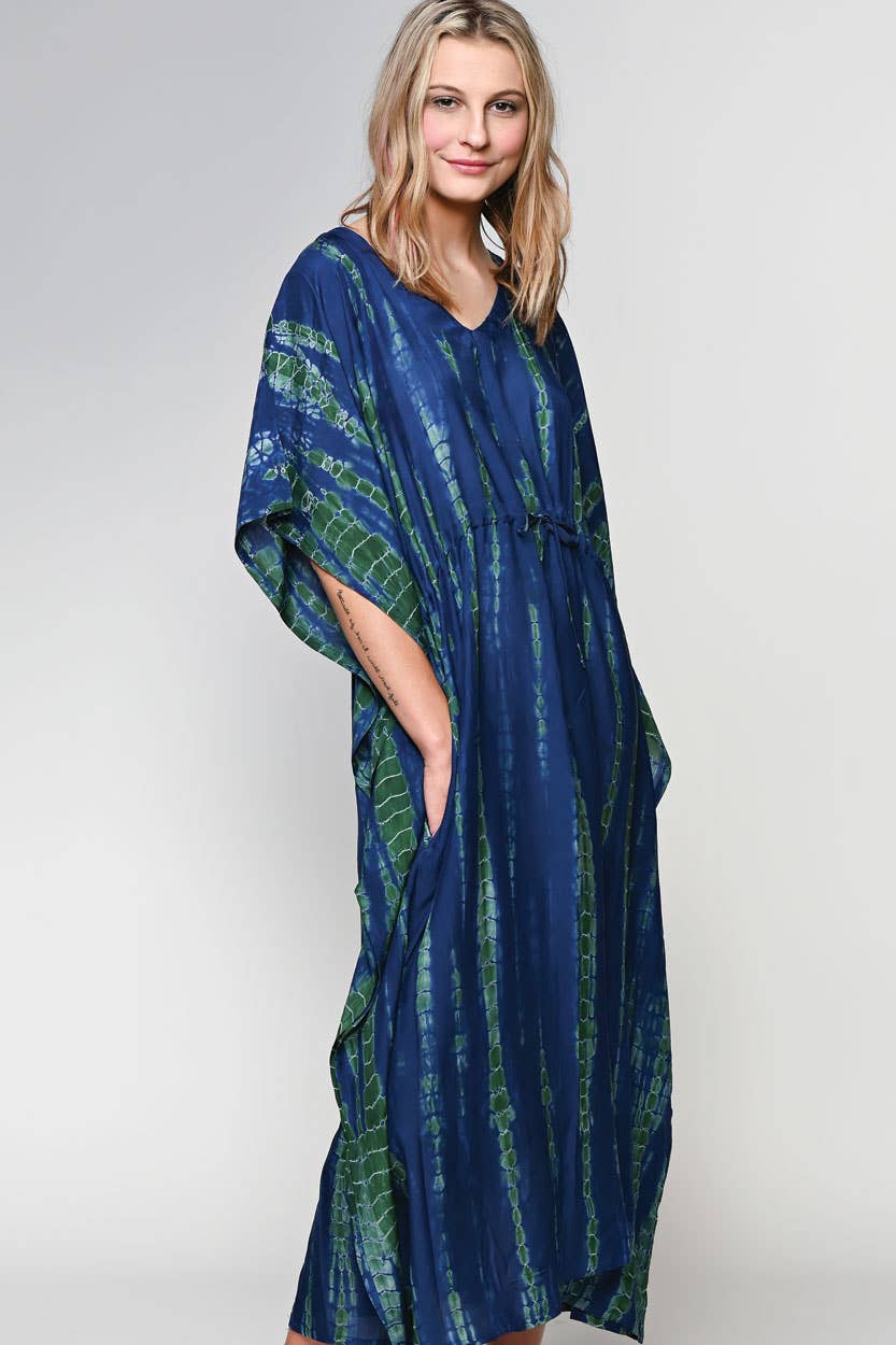 Shibori Caftans Sevya Handmade