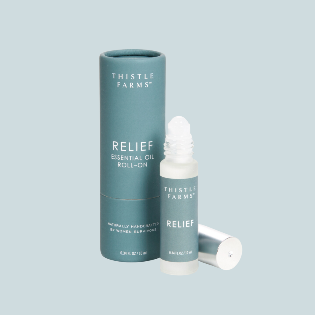 Relief Essential Oil Roll On - Peppermint Rosemary Home Goods Thistle Farms   