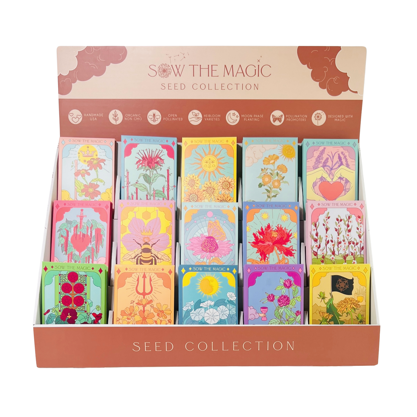 Flower Garden Tarot Seed Collection Home Goods Sow the Magic