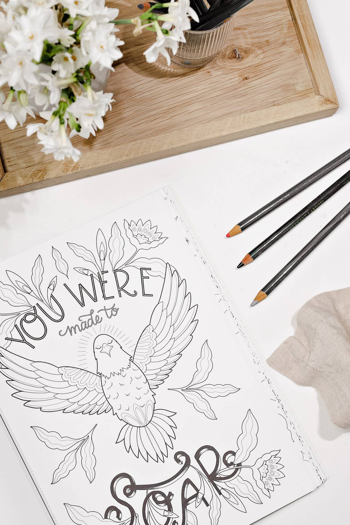 You are Made of Magic: Coloring book with Affirmations Home Goods Blue Star Press