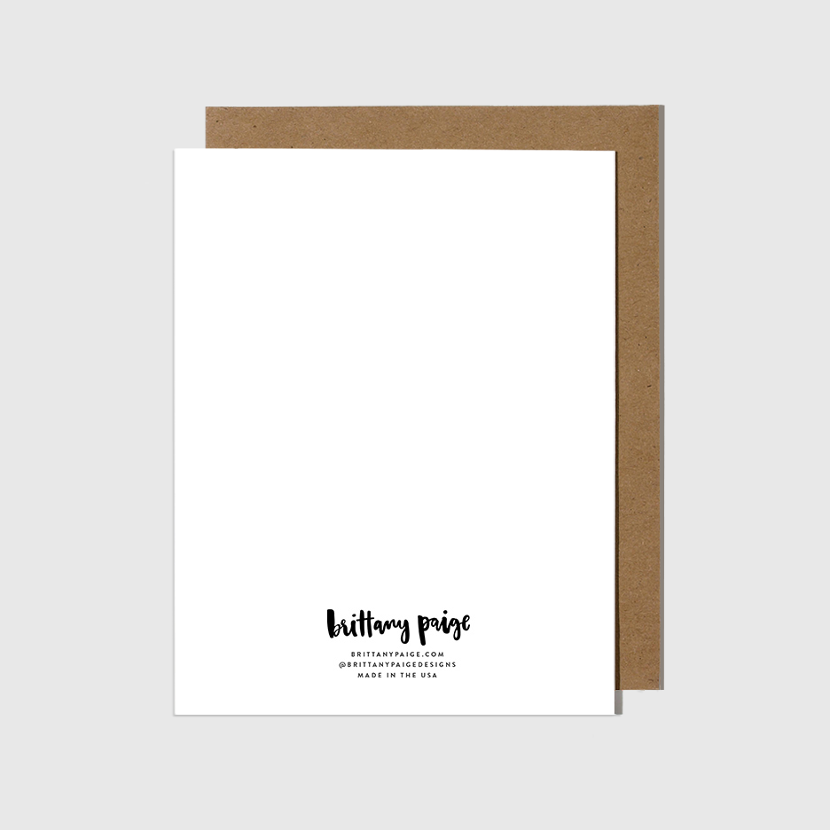 Stay In & Take Out Love Card Home Goods Brittany Paige   