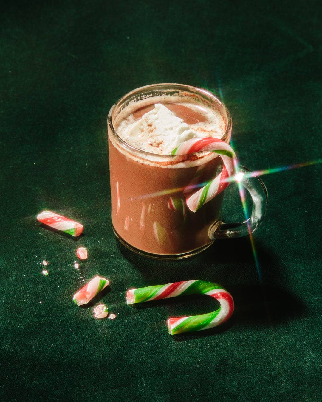 Candy Cane Hot Chocolate - Holiday Christmas Limited Batch Home Goods Raaka Chocolate   