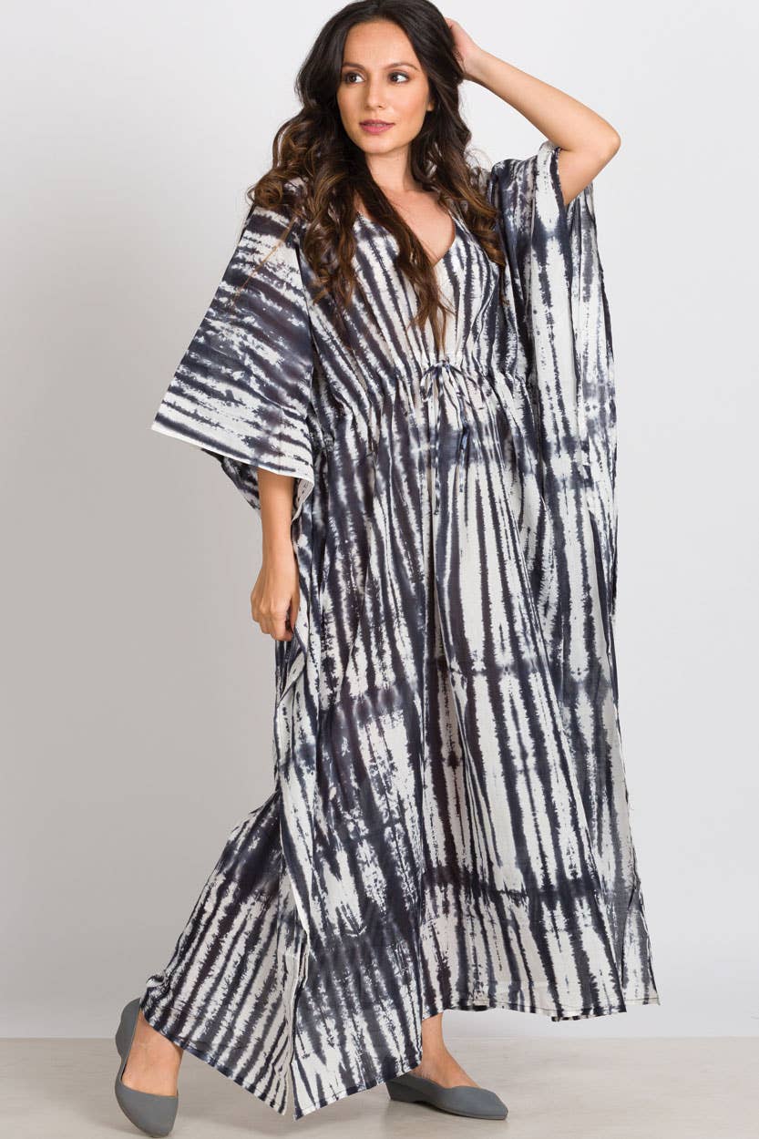 Shibori Caftans Sevya Handmade