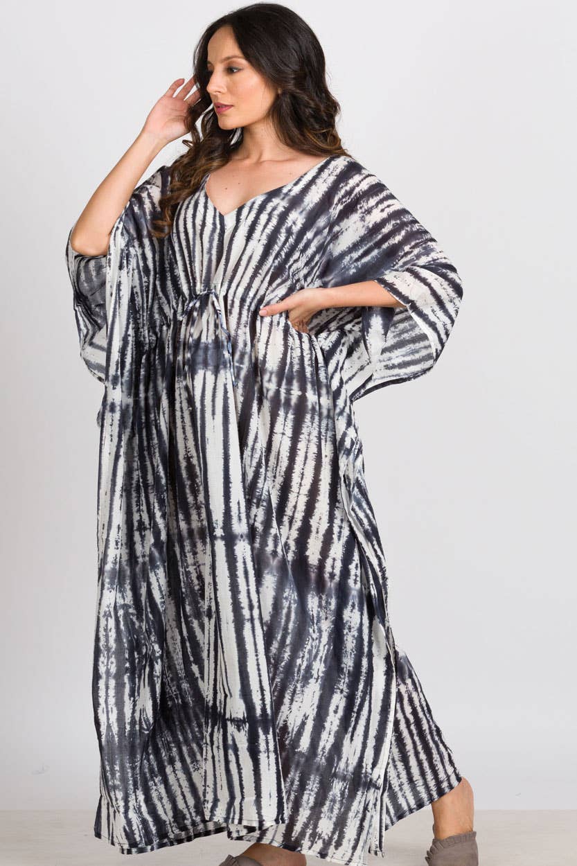 Shibori Caftans Sevya Handmade