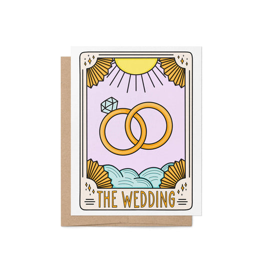 The Wedding Tarot Card Congratulations Card Home Goods MangoIllustrated