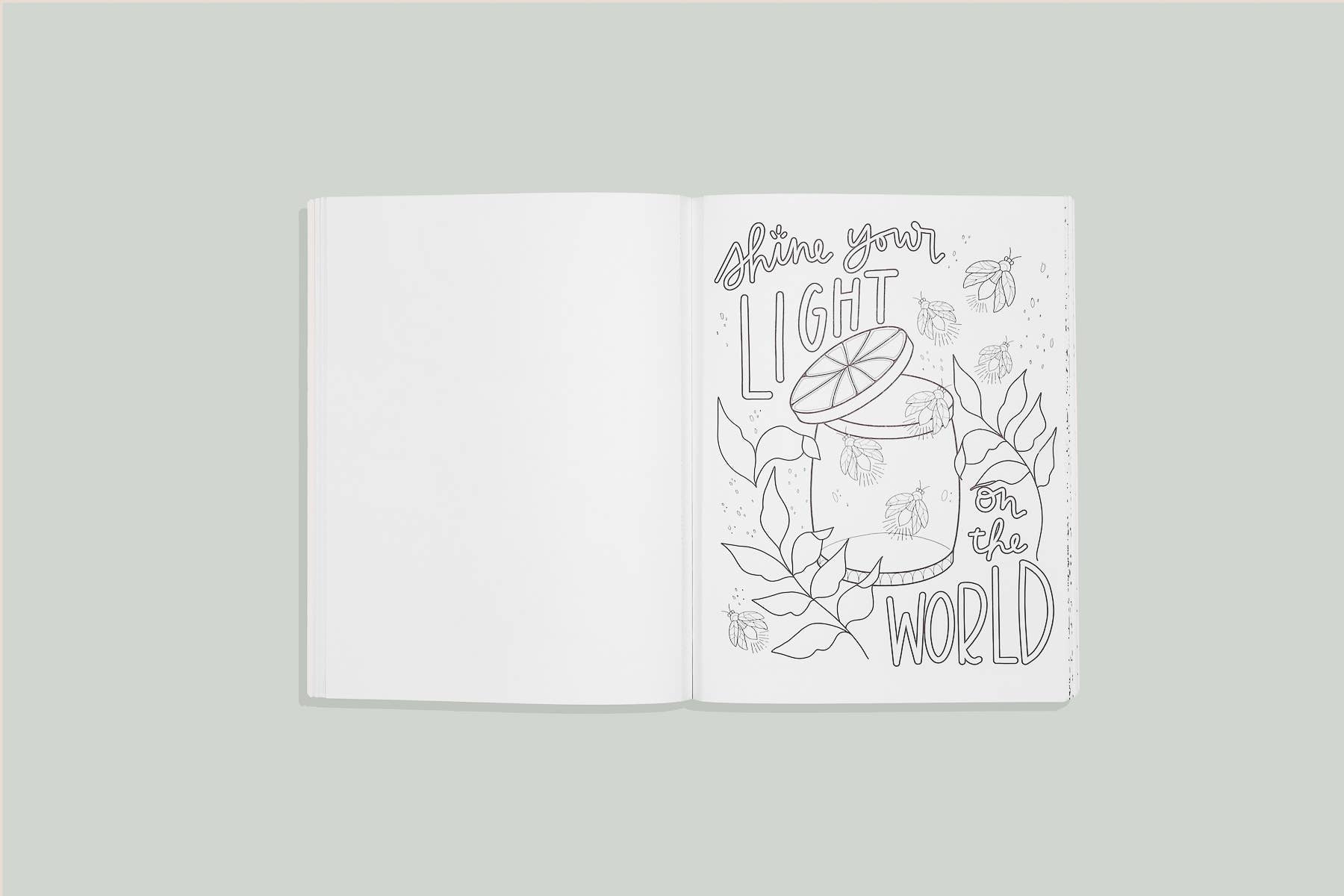 You are Made of Magic: Coloring book with Affirmations Home Goods Blue Star Press