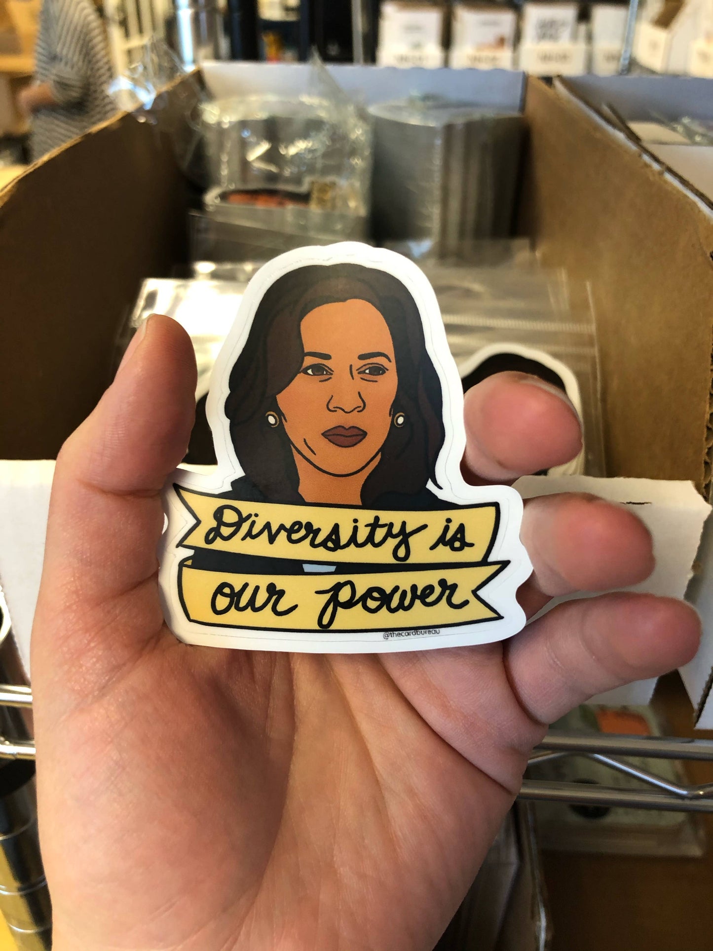 Kamala Harris Sticker  The Card Bureau   