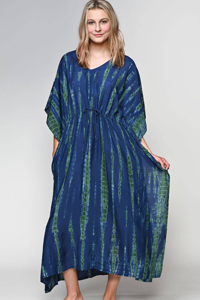 Shibori Caftans Sevya Handmade